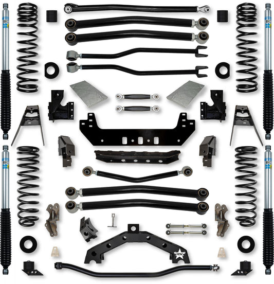 4.5 Inch Adventure X2 No Limits Long-Arm Suspension System for Jeep Wrangler JLU Diesel Models Rock Krawler-1