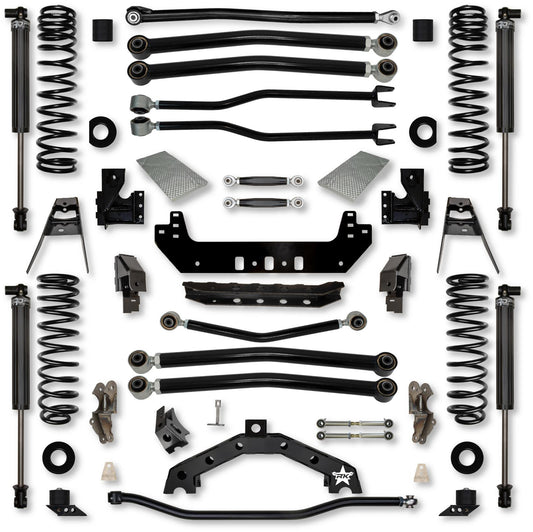 4.5 Inch Adventure X2 No Limits Long-Arm Suspension System for Jeep Wrangler JLU Diesel Models Rock Krawler