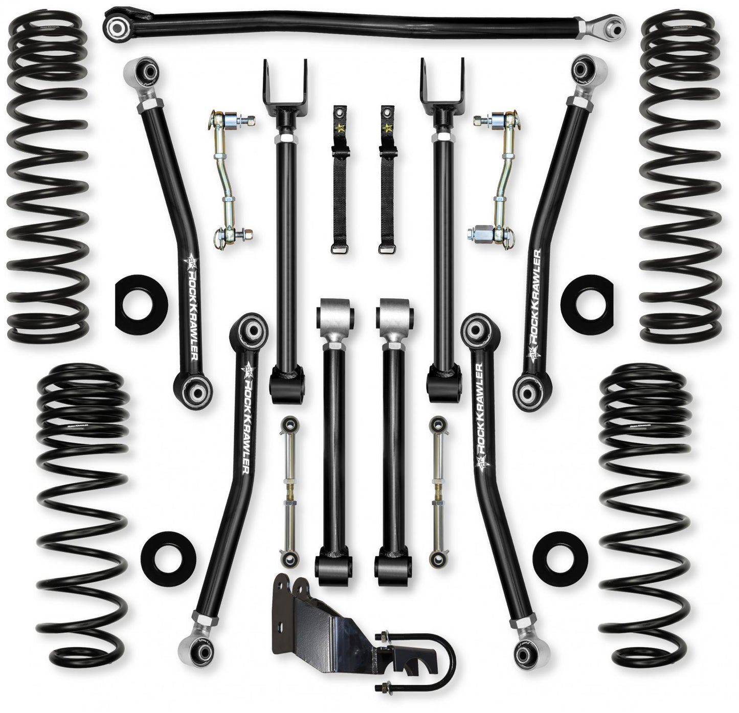 4.5 Inch Adventure X Mid-Arm Suspension System for Jeep Wrangler JL Gas Models Rock Krawler-2
