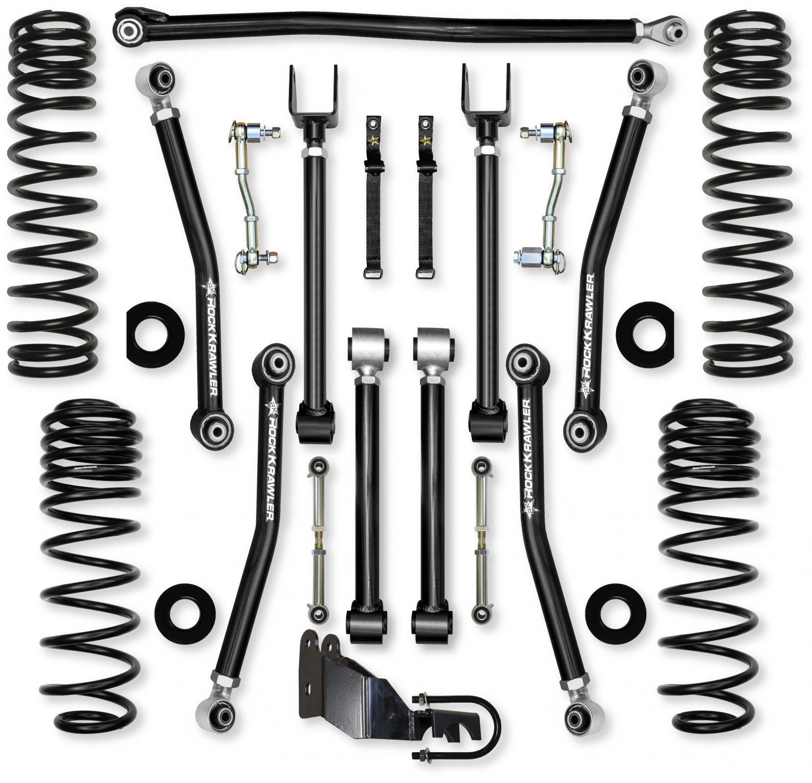 4.5 Inch Adventure X Mid-Arm Suspension System for Jeep Wrangler JL Gas Models Rock Krawler-2