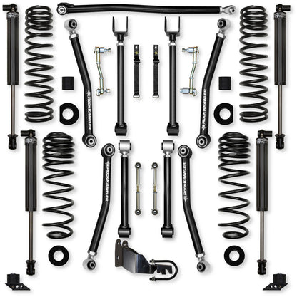 4.5 Inch Adventure X Mid-Arm Suspension System for Jeep Wrangler JL Gas Models Rock Krawler