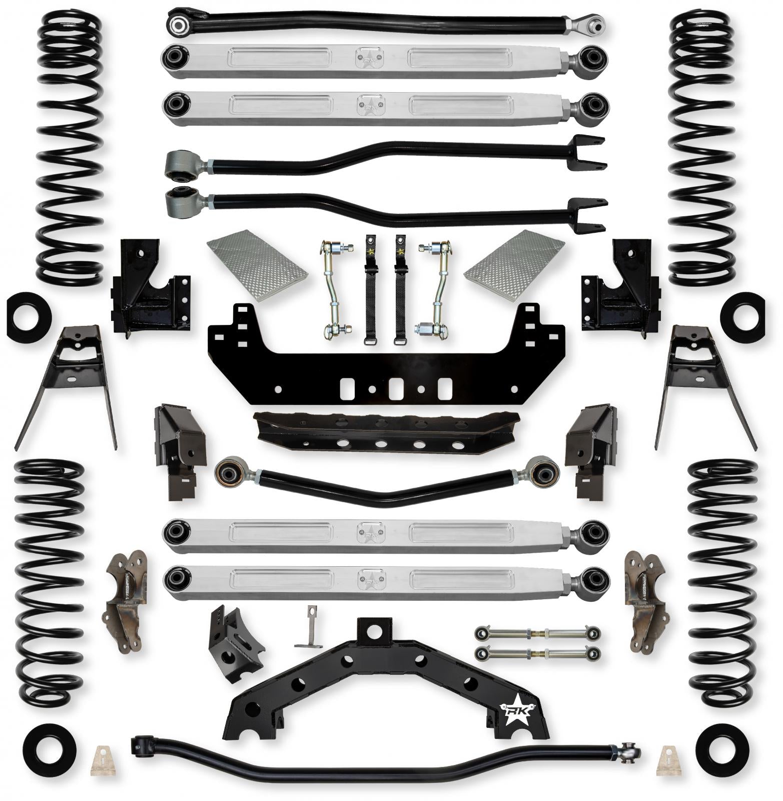4.5 Inch Adventure X2 Pro Elite Long-Arm Suspension System for Jeep Wrangler JL Gas Models Rock Krawler-2