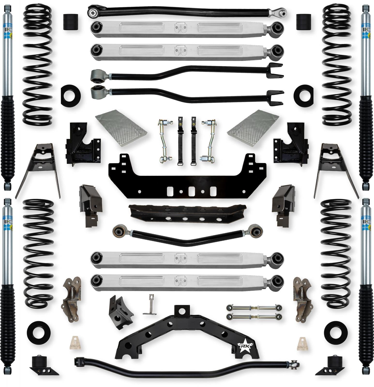 4.5 Inch Adventure X2 Pro Elite Long-Arm Suspension System for Jeep Wrangler JL Gas Models Rock Krawler-1