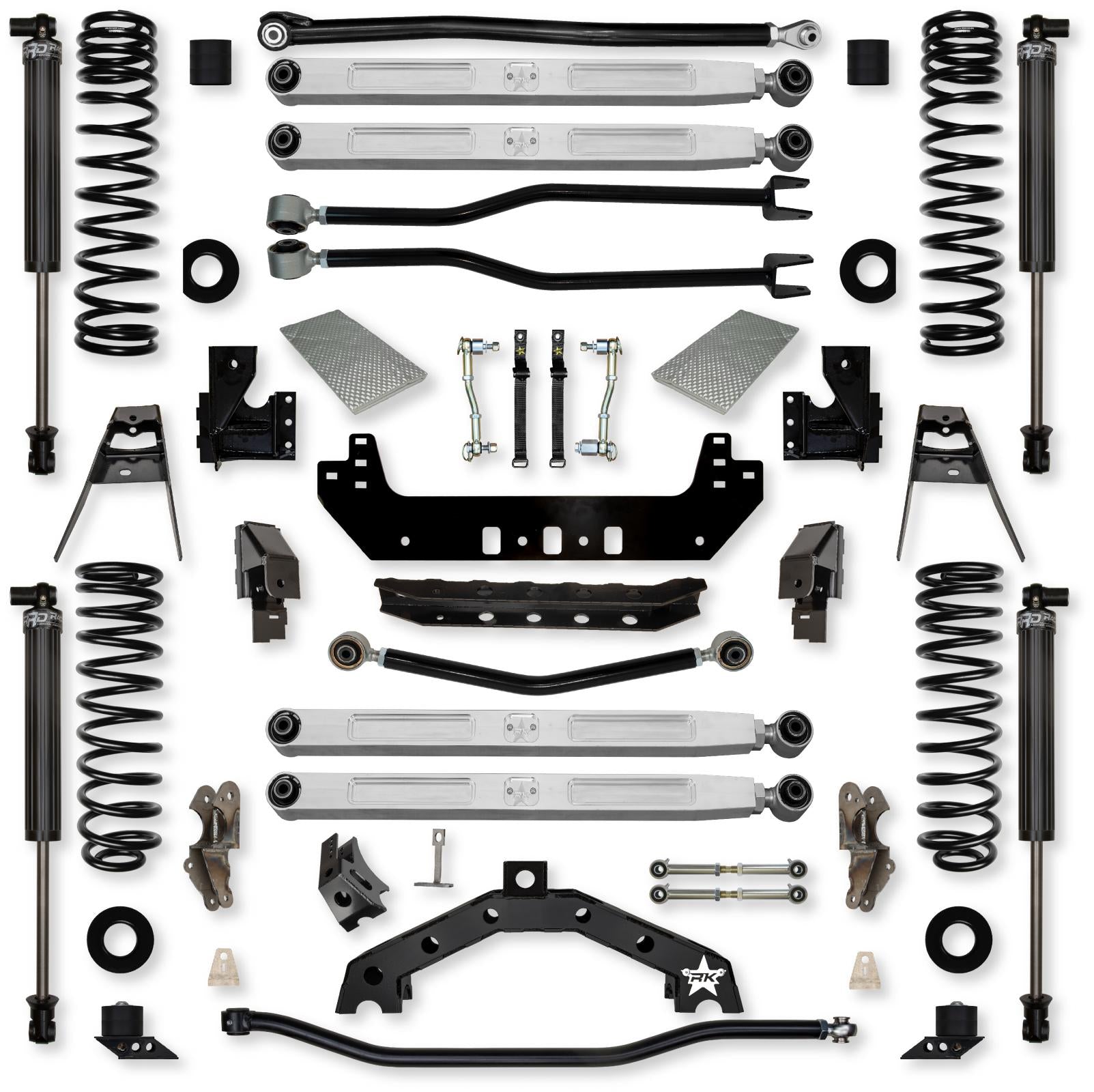 4.5 Inch Adventure X2 Pro Elite Long-Arm Suspension System for Jeep Wrangler JL Gas Models Rock Krawler