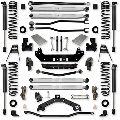 4.5 Inch Adventure X2 Pro Elite Long-Arm Suspension System for Jeep Wrangler JL Gas Models Rock Krawler