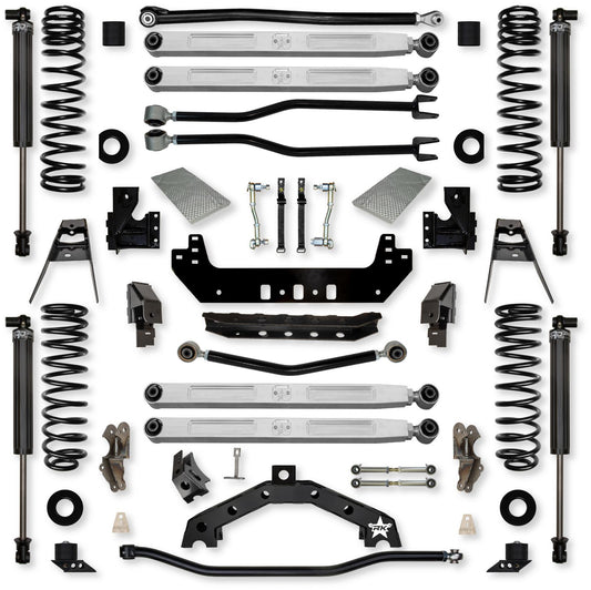 4.5 Inch Adventure X2 Pro Elite Long-Arm Suspension System for Jeep Wrangler JLU Gas Models Rock Krawler