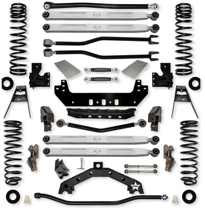 4.5 Inch Adventure X2 Pro Elite No Limits Long-Arm Suspension System for Jeep Wrangler JLU Gas Models Rock Krawler-2