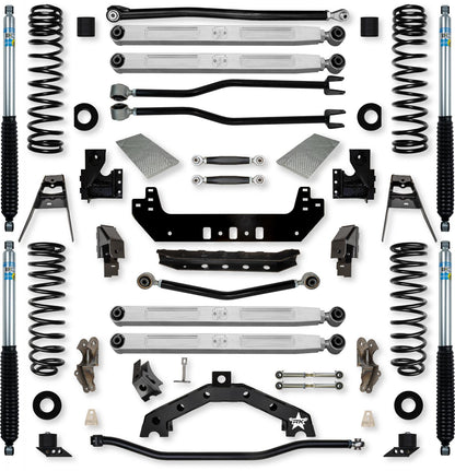 4.5 Inch Adventure X2 Pro Elite No Limits Long-Arm Suspension System for Jeep Wrangler JLU Gas Models Rock Krawler-1