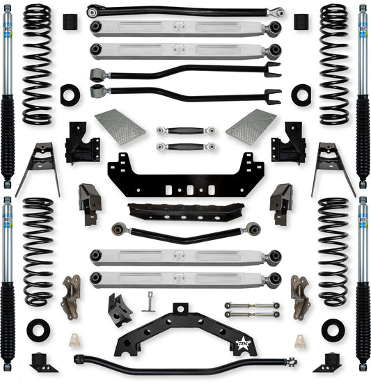 4.5 Inch Adventure X2 Pro Elite No Limits Long-Arm Suspension System for Jeep Wrangler JLU Diesel Models Rock Krawler-1