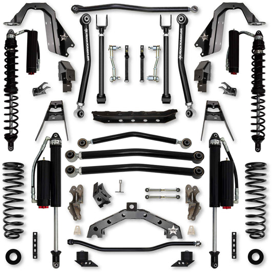 4.5 Inch T-REX Coilover Suspension System for Jeep Wrangler JL Gas Models Comp System Stage 2 Rock Krawler