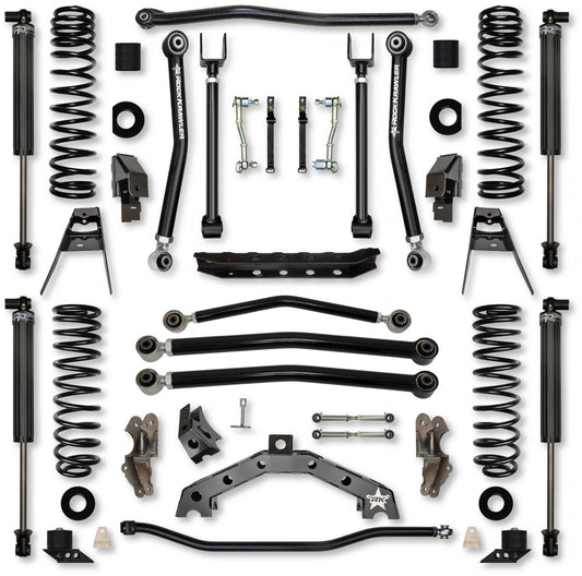 4.5 Inch T-REX Suspension System for Jeep Wrangler JLU 4XE Models Rock Krawler