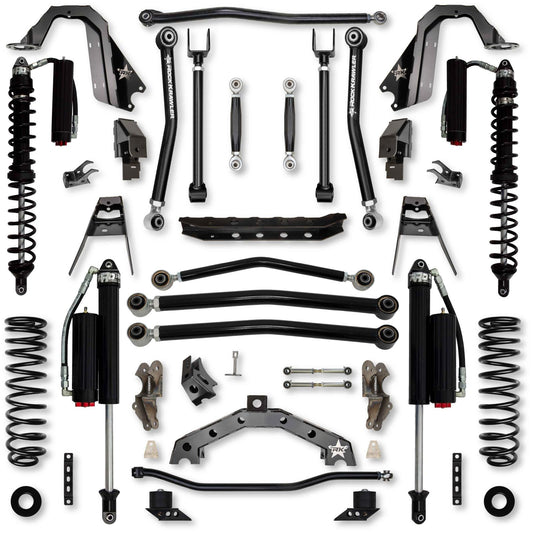 4.5 Inch T-REX Coilover No Limits Suspension System for Jeep Wrangler JL Gas Models Comp System Stage 2 Rock Krawler