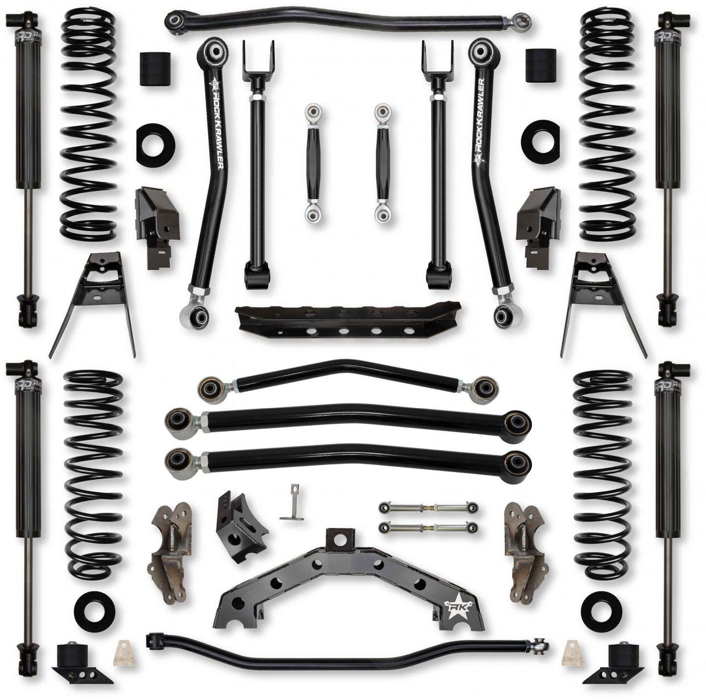 4.5 Inch T-REX No Limits Suspension System for Jeep Wrangler JL Gas Models Rock Krawler