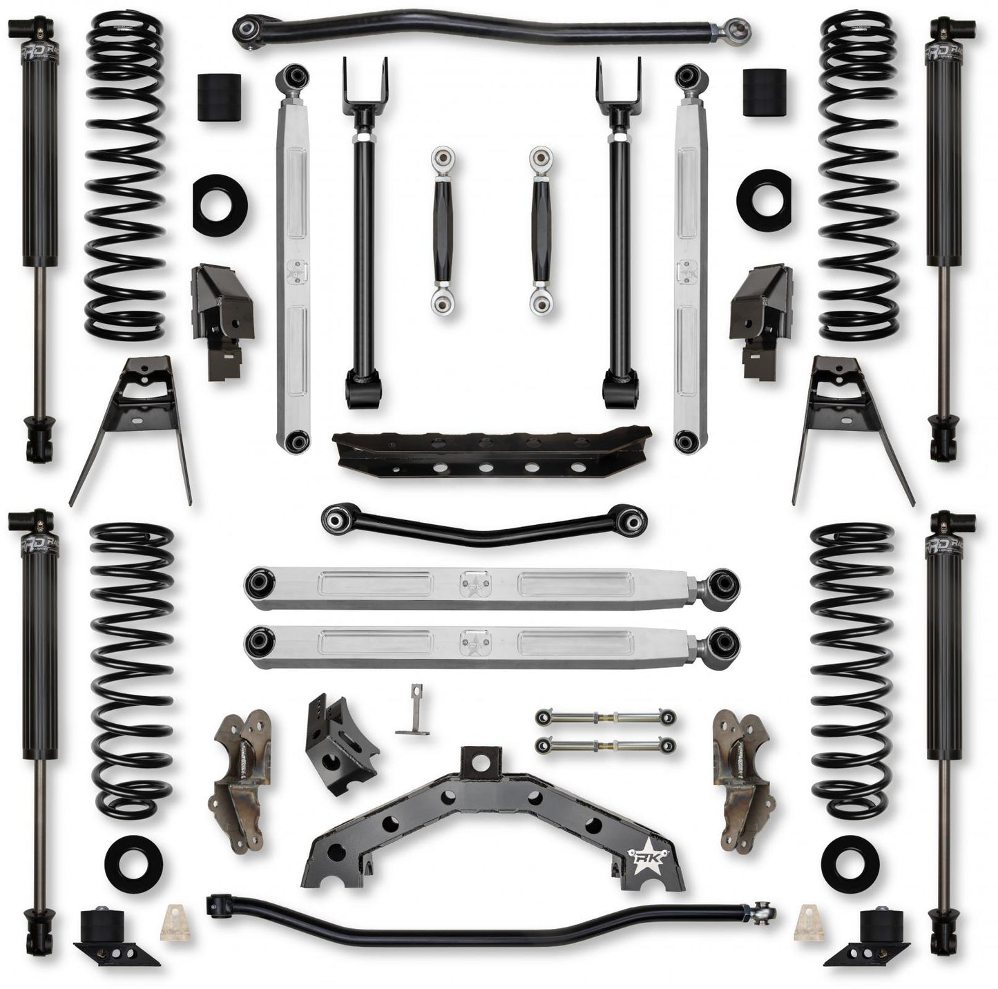 4.5 Inch T-REX Pro Elite No Limits Suspension System for Jeep Wrangler JLU 4XE Models Rock Krawler