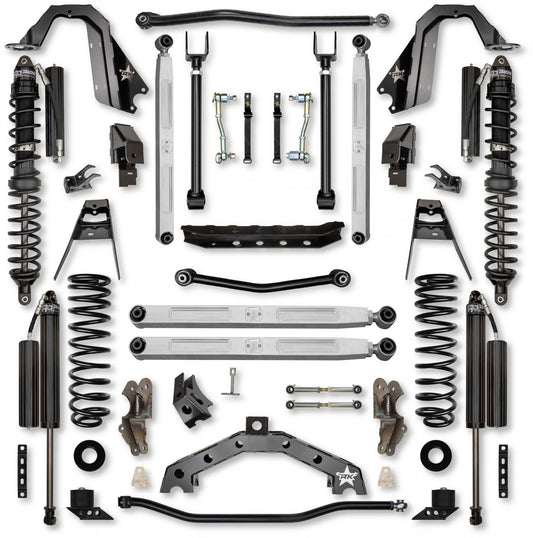 4.5 Inch T-REX Pro Elite Coilover Suspension System for Jeep Wrangler JLU 4XE Models Comp Stage 1 Rock Krawler