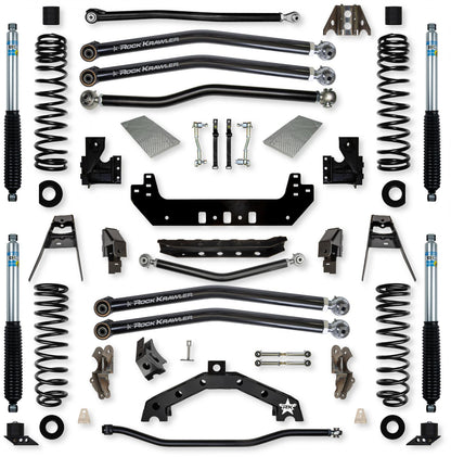 4.5 Inch X-Factor X2 Long-Arm Suspension System for Jeep Wrangler JLU Diesel Models Rock Krawler-1