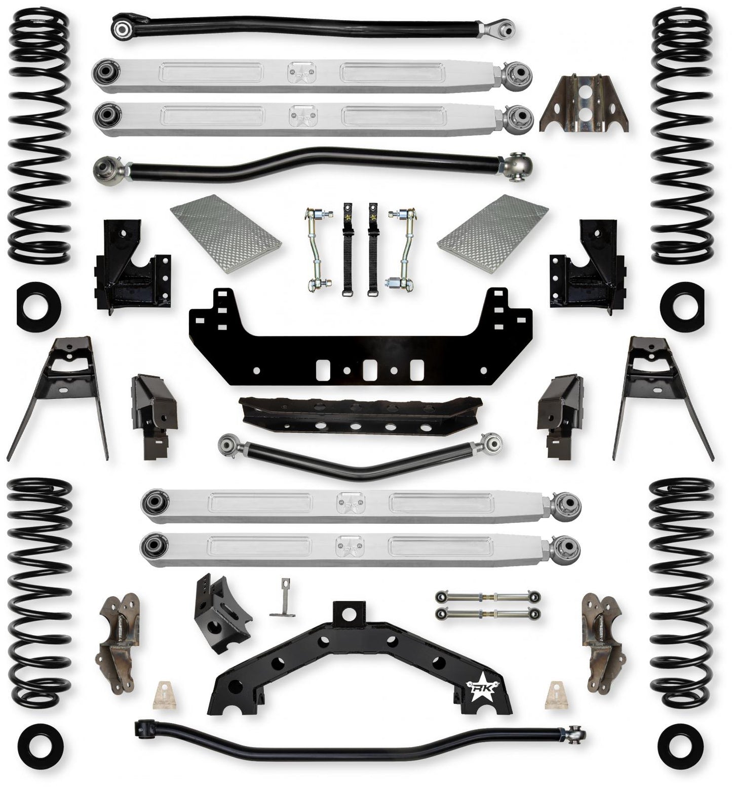 4.5 Inch X-Factor X2 Pro Elite Long-Arm Suspension System for Jeep Wrangler JL Gas Models Rock Krawler-2