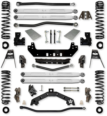 4.5 Inch X-Factor X2 Pro Elite Long-Arm Suspension System for Jeep Wrangler JL Gas Models Rock Krawler-2