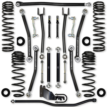 4.5 Inch X-Factor Mid-Arm Suspension System for Jeep Wrangler JLU Gas Models Rock Krawler-2