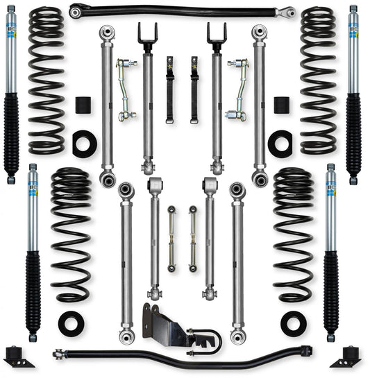 4.5 Inch X-Factor PRO Mid-Arm Suspension System for Jeep Wrangler JL Gas Models Rock Krawler-1