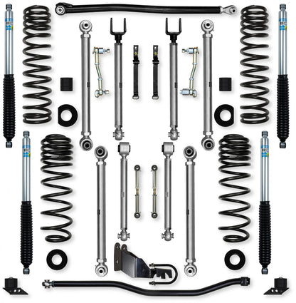 4.5 Inch X-Factor PRO Mid-Arm Suspension System for Jeep Wrangler JLU Gas Models Rock Krawler-1