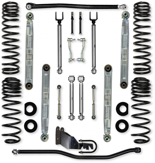 4.5 Inch X-Factor Pro Elite Mid-Arm Suspension System for Jeep Wrangler JLU 4XE Models Rock Krawler-1