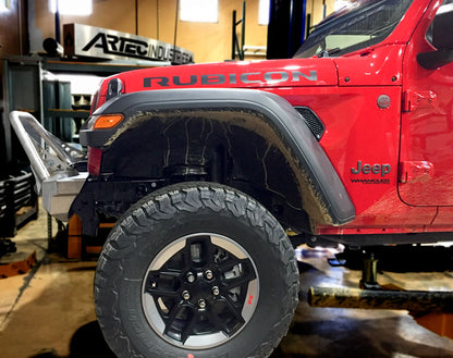 NightHawk Jeep JL Front Bumper W/Mid Tube Stinger Bare Artec Industries-2