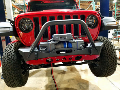 NightHawk Jeep JL Front Bumper W/Mid Tube Stinger Bare Artec Industries-3