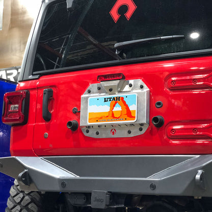 JL Spare Tire Delete Kit V2 - Powdercoated Aluminum Artec Industries-2