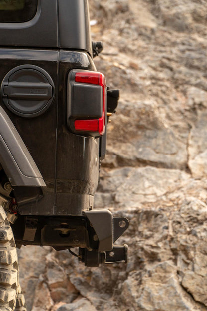 Jeep JL Sentinel Rear Bumper - Black Powder Coat Artec Industries-2