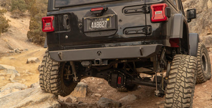 Jeep JL Sentinel Rear Bumper - Black Powder Coat Artec Industries-3