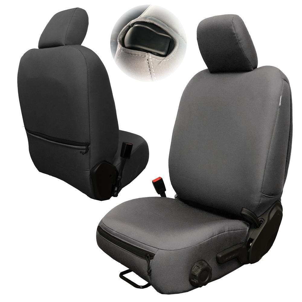 Jeep JL Front Seat Covers Base Line Performance 2 DR Only 18-Present Wrangler JL Pair Bartact