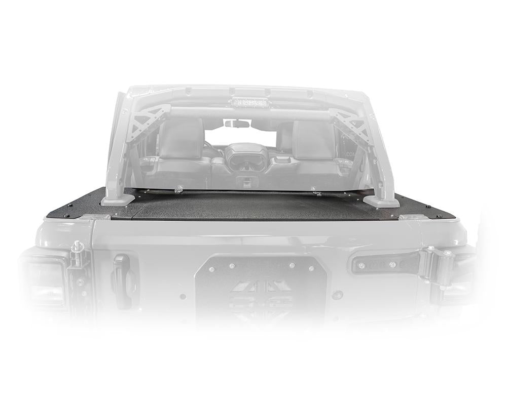 2018 2023 Jeep Wrangler JL JLU Jeep JL 4 Door Rear Storage Security Cover DV8 Offroad-1