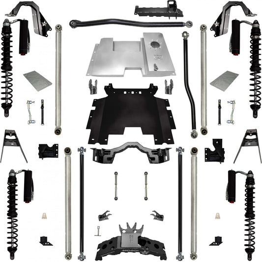 4.5 Inch Rockzilla Coilover Long-Arm Suspension for Jeep Wrangler JLU Rock Krawler