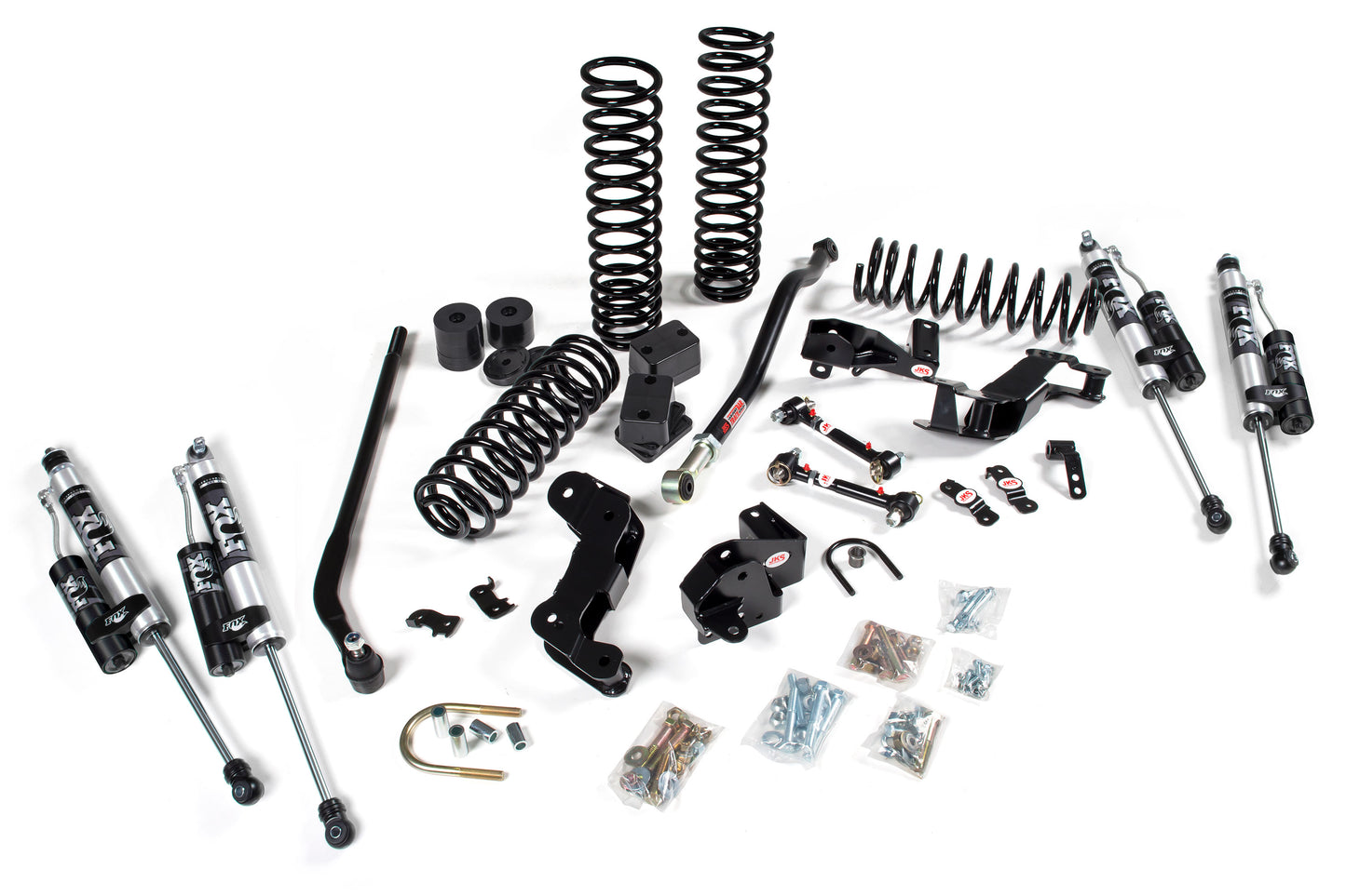 2007-2018 Jeep Wrangler JK J-Kontrol 4 Door 3.5 Inch Lift Kit JSPEC JKS Manufacturing-4