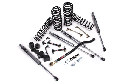 2018-2024 Jeep Wrangler JL J-Venture 2.5 Inch Lift Kit 4 Door Standard Rate Coils JSPEC JKS Manufacturing-4