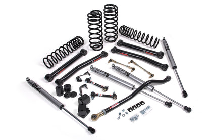 2018-2024 Jeep Wrangler JL J-Konnect 3.5 Inch Lift Kit 4 Door HD Rate Coils JSPEC JKS Manufacturing-4