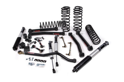 2018-2024 Jeep Wrangler JL J-Konnect 3.5 Inch Lift Kit 4 Door HD Rate Coils JSPEC JKS Manufacturing