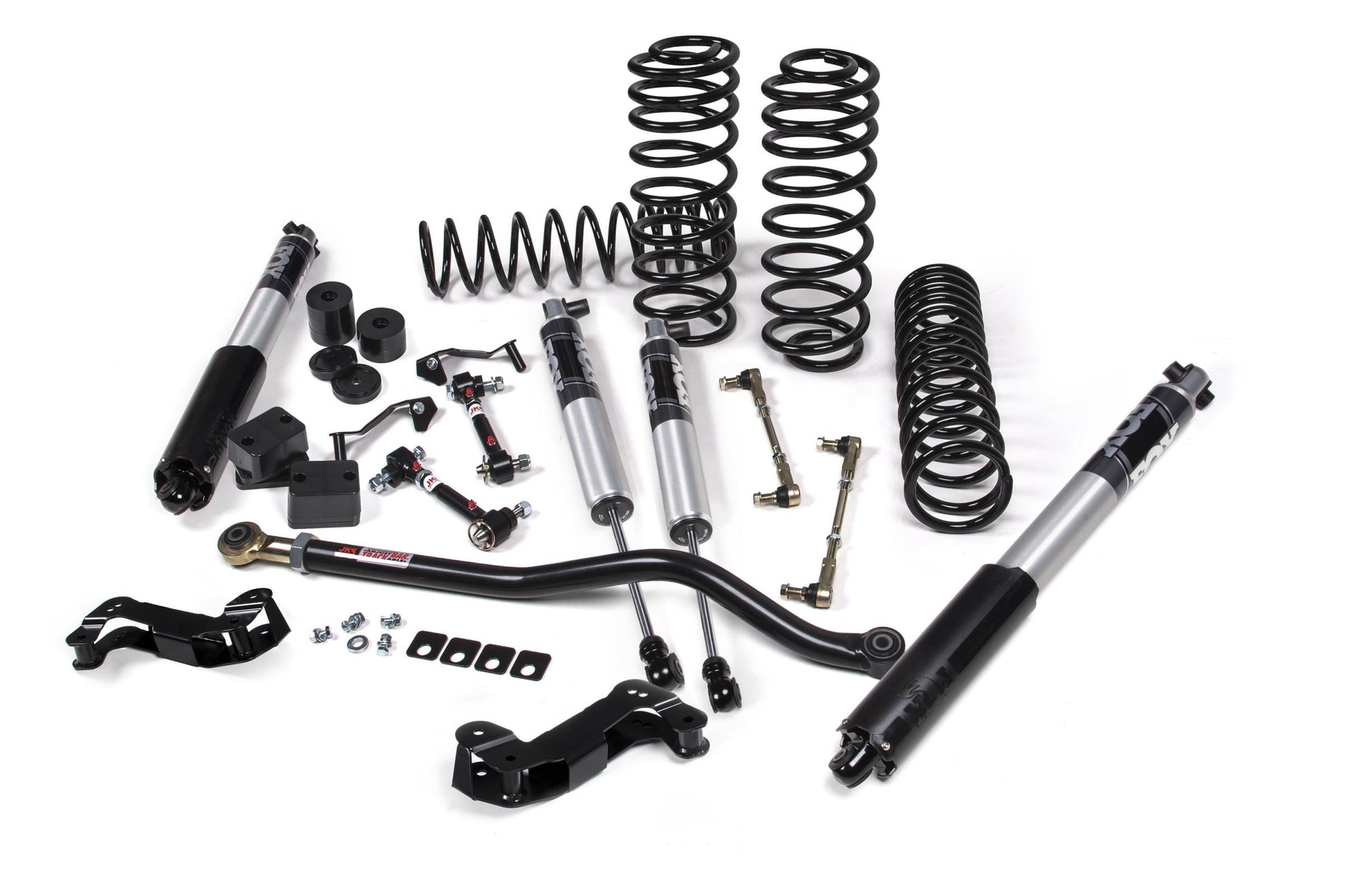 18-24 Jeep Wrangler JL J-Kontrol 3.5 Inch Lift Kit 4 Door w/Fox 2.5 Performance Series Shocks Standard Rate Coils JSPEC JKS Manufacturing