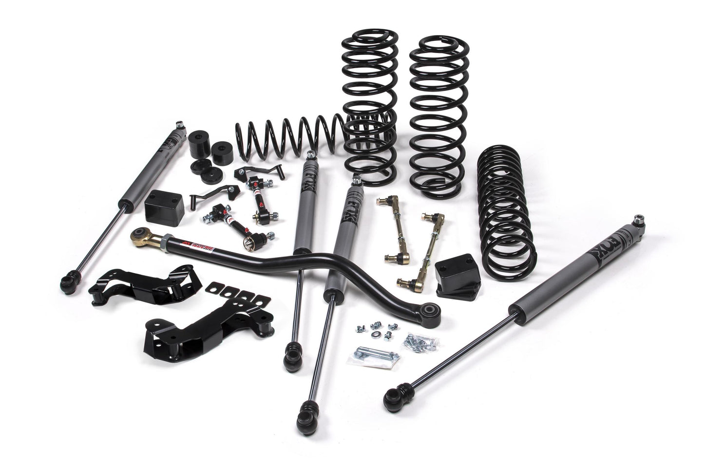 18-24 Jeep Wrangler JL J-Kontrol 3.5 Inch Lift Kit 4 Door w/Fox Adventure Series Shocks HD Rate Coils JSPEC JKS Manufacturing