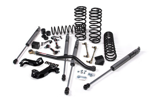 18-26 Jeep Wrangler JL J-Kontrol 3.5 Inch Lift Kit 4 Door w/Fox Adventure Series Shocks HD Rate Coils JSPEC JKS Manufacturing
