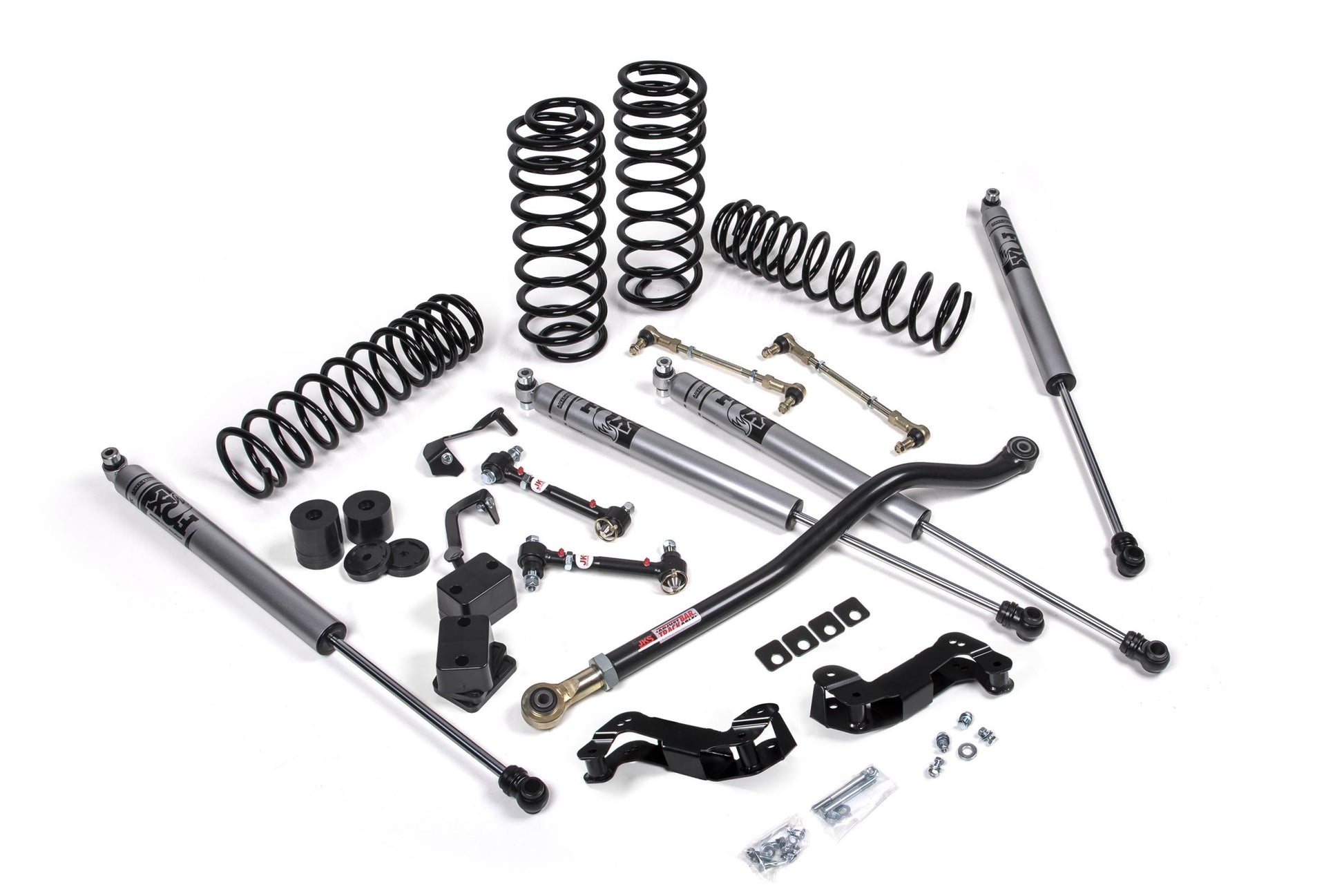 18-24 Jeep Wrangler JL J-Kontrol 3.5 Inch Lift Kit 4 Door w/Fox Adventure Series Shocks HD Rate Coils JSPEC JKS Manufacturing-1