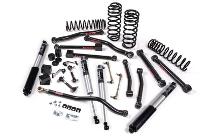 2018-2024 Jeep Wrangler JL J-Krawl 3 Inch Lift Kit 2 Door Standard Rate Coils JSPEC JKS Manufacturing