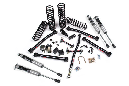 07-18 Jeep Wrangler JK J-Lander 3.5 Inch 4 Door w/Fox 2.0 Performance Series Shocks JSPEC JKS Manufacturing