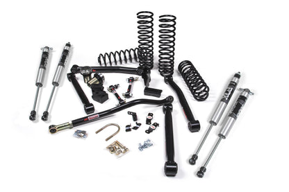 07-18 Jeep Wrangler JK J-Lander 3.5 Inch 4 Door w/Fox 2.0 Performance Series Shocks JSPEC JKS Manufacturing-1