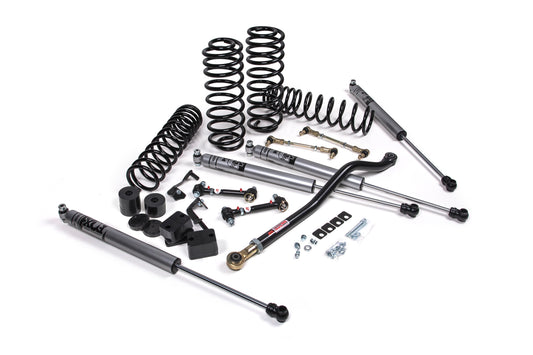 21-25 Jeep Wrangler JL 4xe 4 Door 2 Inch J-Venture Suspension Lift Kit Fox 2.0 Adv Series Shocks JSPEC JKS Manufacturing