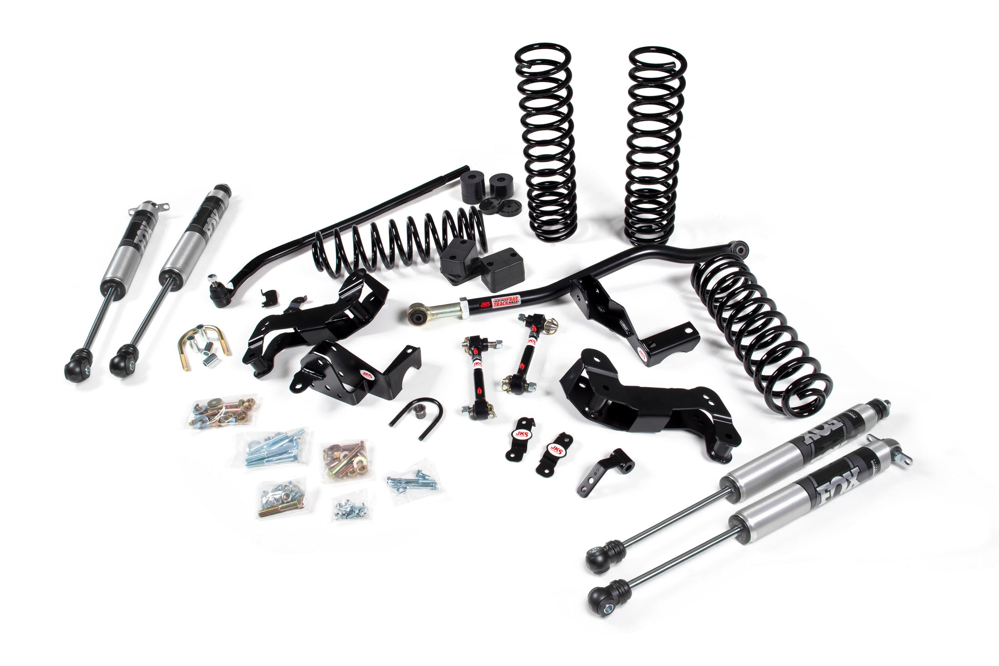 21-25 Jeep Wrangler JL 4xe 4 Door 2 Inch J-Kontrol Suspension Lift Kit Fox 2.0 Performance Series Shocks PS Shocks JSPEC JKS Manufacturing