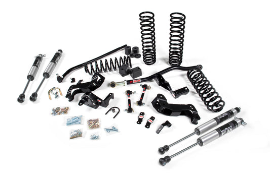 21-25 Jeep Wrangler JL 4xe 4 Door 2 Inch J-Kontrol Suspension Lift Kit Fox 2.0 Performance Series Shocks PS Shocks JSPEC JKS Manufacturing