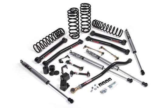 21-25 Jeep Wrangler JL 4xe 4 Door 2 Inch J-Konnect Suspension Lift Kit w/ Fox 2.0 Adv Series Shocks JSPEC JKS Manufacturing