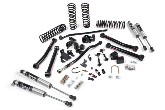21-25 Jeep Wrangler JL 4xe 4 Door 2 Inch J-Konnect Suspension Lift Kit w/ Fox 2.0 Performance Series Shocks JSPEC JKS Manufacturing